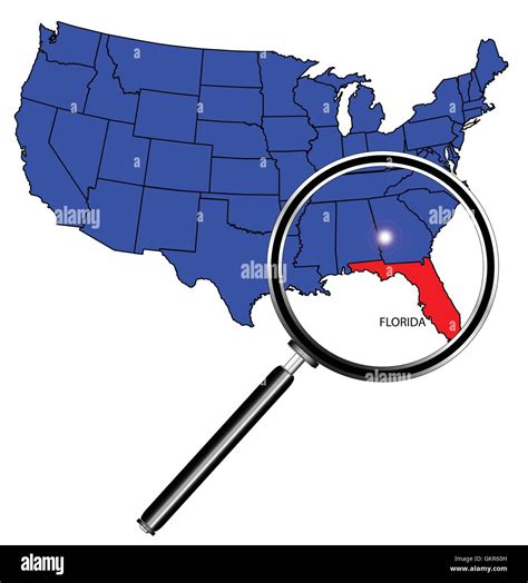 Florida Map Outline Cut Out Stock Images And Pictures Alamy