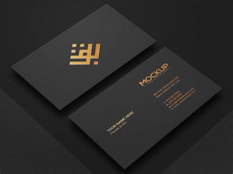 Premium Psd Modern And Luxury Business Card Mockup