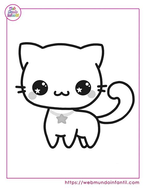 Tiernos Dibujos Kawaii Para Colorear Web Mundo Infantil