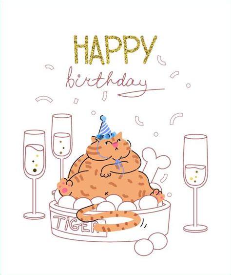 1500 Funny Birthday Wishes Illustrations Royalty Free Vector