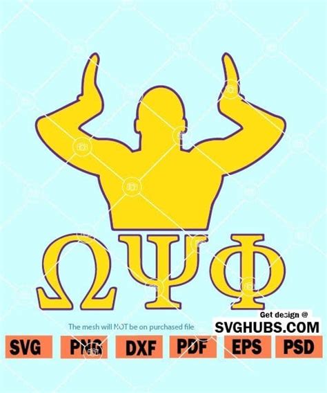 Omega Psi Phi Svg Q Dog Design Svg Greek Letters Svg Sorority