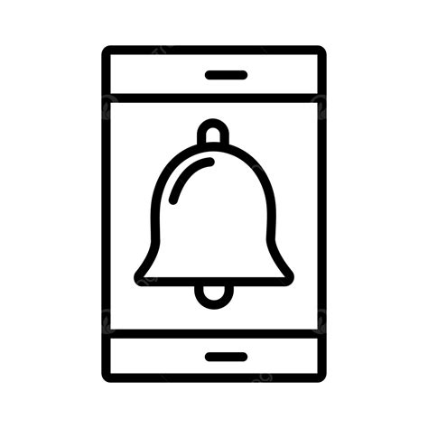 Notification Line Icon Vector Notification Bell Alert Png And Vector