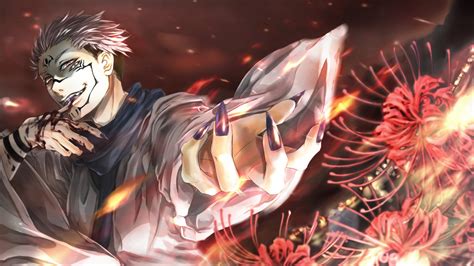 Boy Jujutsu Kaisen Pink Hair Red Eyes Sukuna Hd Jujutsu Kaisen