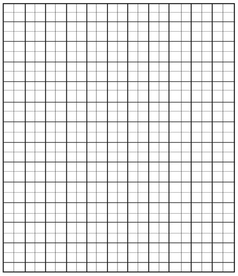 Printable Quad Ruled Graph Paper Free Graph Paper Printable