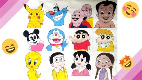 Famous Happy Cartoon Characters