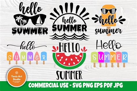 Paper Party And Kids Summer Cut File For Cricut Summer Sign Svg Beach