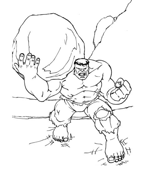 Hulk Coloring Page