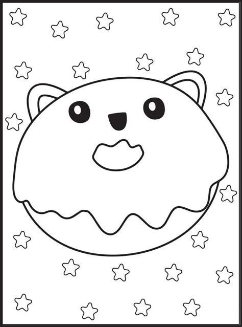 Dibujos Kawaii Para Colorear Para Niños 17264378 Vector En Vecteezy