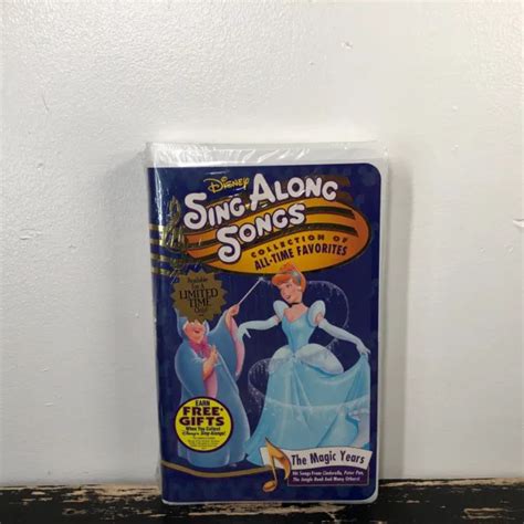 Disney Sing Along Songs The Magic Years Vhs 1997 Cinderella Movie