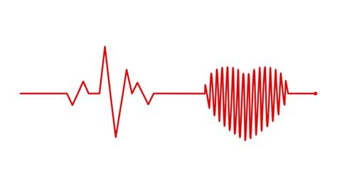 Stunning Illustration Of Heart Rhythm Ecg Line Vector Symbol Icon On