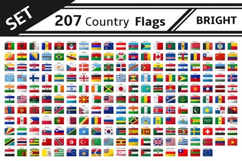 285 World Flags With Names