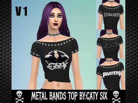 Ts4cc Sims 4simsthe Simsmyccsims 4 Clothsims 4 Metalozzypantera