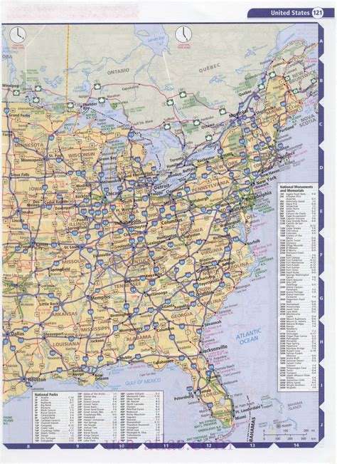 Printable Road Map Of The United States