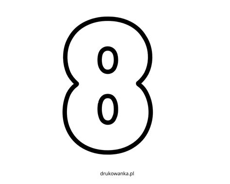 Number Coloring Book Number 8 To Print And Online