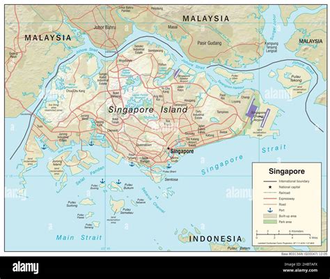 Map Of Singapore Immagini E Fotografie Stock Ad Alta Risoluzione Alamy