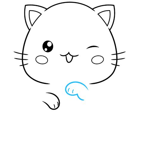 How To Draw A Kawaii Cat Really Easy Drawing Tutorial