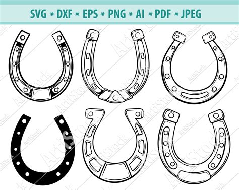 Horseshoe Svg Horse Shoe Svg Western Svg Horse Svg Cowboy Etsy