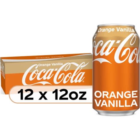 Coca Cola® Orange Vanilla Soda Cans 12 Pk 12 Fl Oz Harris Teeter