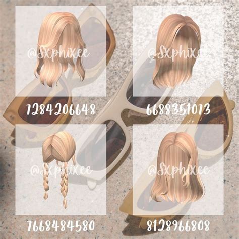 Bloxburg Blonde Hair Codes Not Mine Cute Blonde Hair Blonde