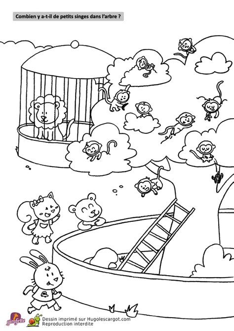 Coloriage Zoo Sur