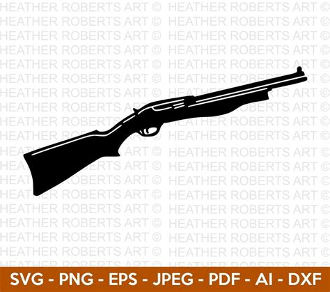 Shotgun Svg Gun Svg Shotgun Clipart Shooting Svg Shotgun Silhouette