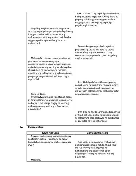 Masusing Banghay Aralin Sa Araling Panlipunan Iv Printable Lesson