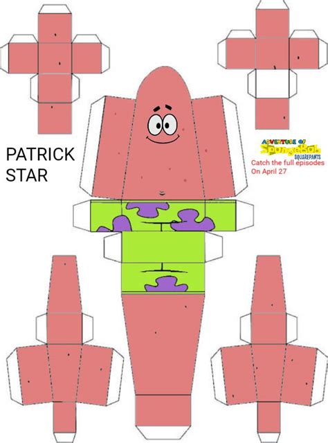 Adventure Of Spongebob Squarepants Papercraft 2 By Neptunenickani47 On