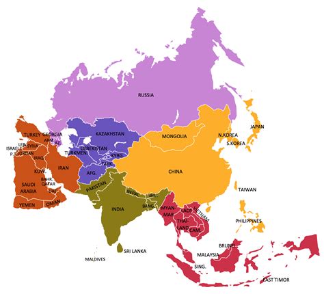 Geo Map Asia China