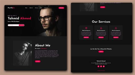 Html And Css Portfolio Template