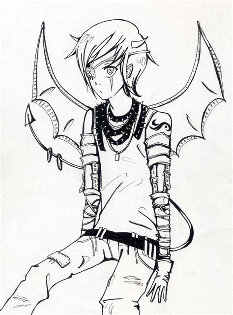 Demon Boy Demon Drawings Anime Drawings Boy Anime Demon