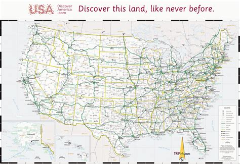 Printable Map Of Usa With Major Highways Printable Us Maps