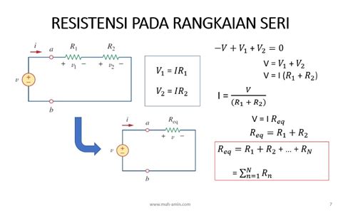 Menghitung Arus Tegangan Daya Dan Resistansi Pada Rangkaian Seri Porn