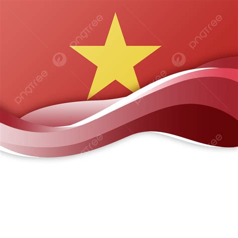 Red Gradient Vietnam Flag Background Red Gradient National Day