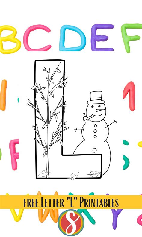 Letter L Coloring Pages Preschool