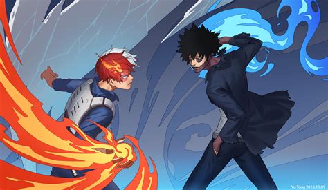 Download Shoto Todoroki Dabi Boku No Hero Academia Anime My Hero