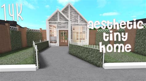 14k Aesthetic Tiny Home Roblox Bloxburg Youtube