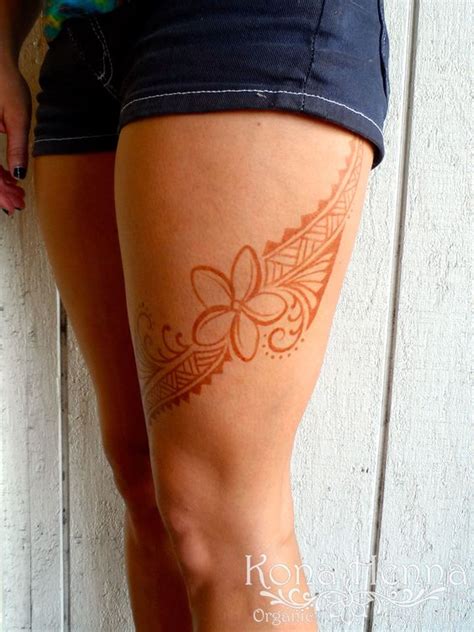 This is another nice mehendi design that gives a woman's thigh a better look. Pinterest • The world's catalog of ideas