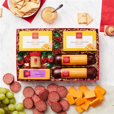 farmhouse sausage and cheese collection hickory farms