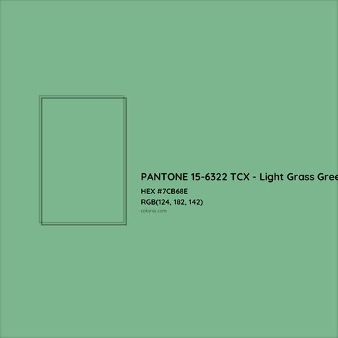 Pantone 15 6322 Tcx Light Grass Green Complementary Or Opposite Color