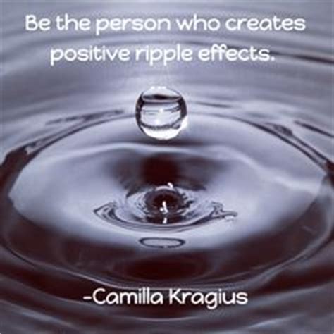 ″at the fast food counter, think about where the food came from, about how and where it was made, about what is set in motion by every single fast food purchase, the ripple effect near and far, think about it. Inspirational Quote: "Just as ripples spread out when a single pebble is dropped into water, the ...