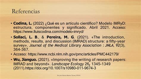 Articulo CientÍfico Imryd Componentes Y Significadopdf Descarga Gratuita