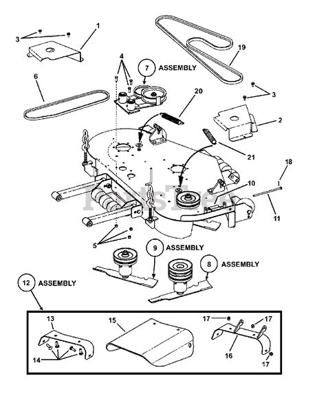 Snapper 48 Inch Deck Belt Diagram