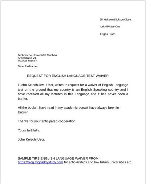 English Proficiency Letter From Employer