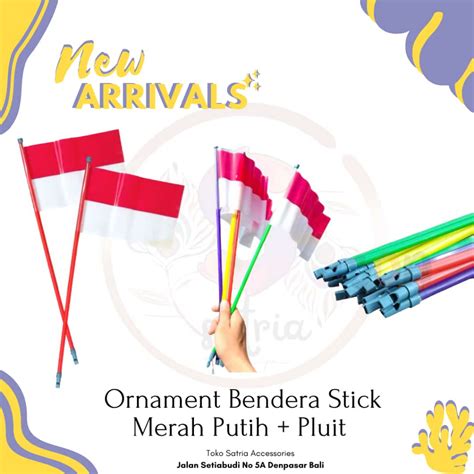 Jual Bendera Merah Putih Stik Isi 20 Pcs Shopee Indonesia