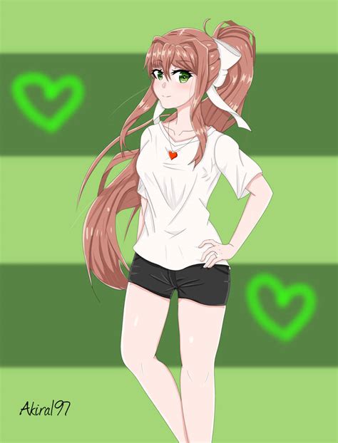 Casual Monika By Akira197 On Deviantart