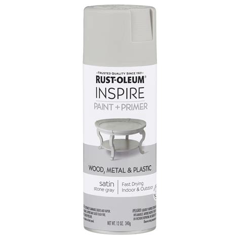 Heat protectant spray formulated for blonde, platinum, ash & silver/gray hair. Rust-Oleum Satin Stone Gray Spray Paint and Primer In One ...