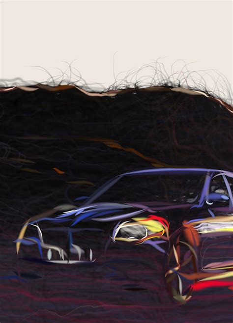 Bmw F10 M5 Saloon Drawing Digital Art By Carstoon Concept Fine Art