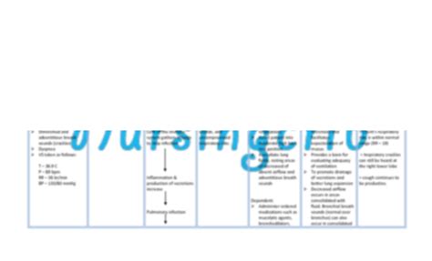 SOLUTION 298071105 Nursing Care Plan For Pneumonia Ncp Studypool