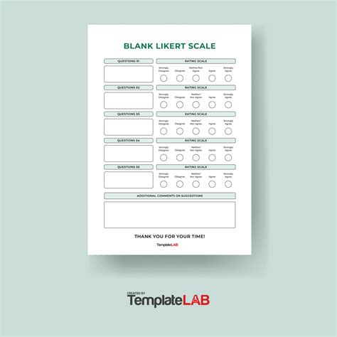 27 Free Likert Scale Templates Examples Word Excel PPT 56 OFF