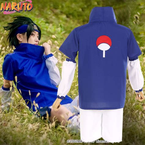 Anime Naruto Uchiha Sasuke Cosplay Costume For Adults Man Sasuke